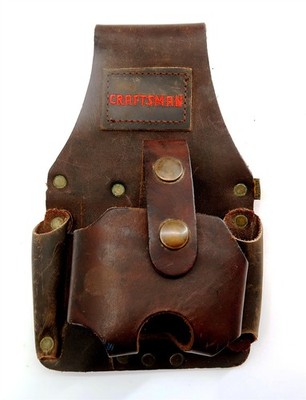 CRAFTSMAN Professional Leather Workmans Tool Tape Measure Holder 940545 40545