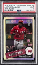 2020 BEN BALLER CHROME 1985 TOPPS #85TC21 ARISTIDES AQUINO PSA 9