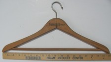Vintage Sheraton Hotels Wooden Clothes Hanger   Mid-Century Hotel Advertising