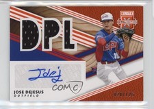 2020 Elite Extra Edition DPL Material Signatures Orange Jose Dejesus Auto 11if