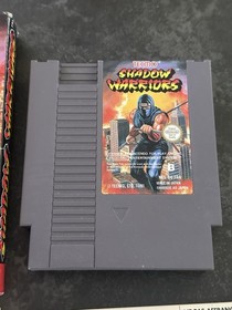 Jeu Cartouche Nintendo NES SHADOW WARRIORS JEU BOITE ET NOTICE