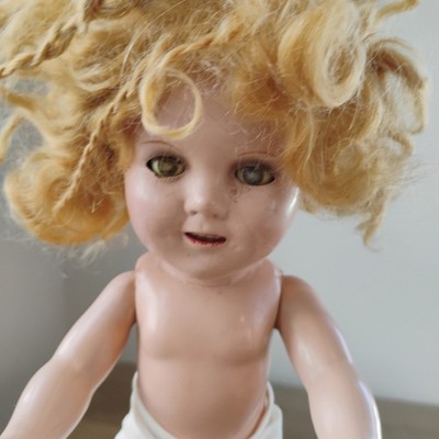Shirley Temple Ideal All Composition Doll 1930s Vintage 13