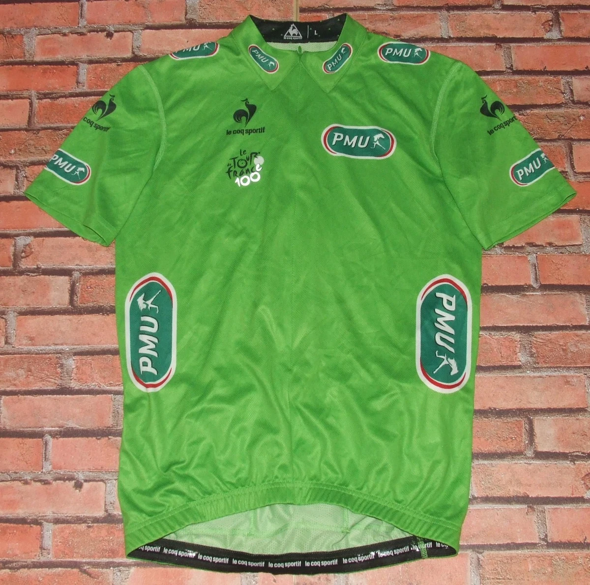 Maillot Cyclisme Nalini LPR Brakes 2008 - Taille L - Gris - Vintage Tour De France