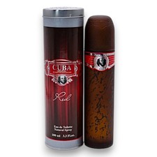 Cuba Red By Cuba Cologne for Men EDT EAU DE TOILETTE 3.3 oz New Sealed