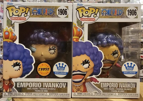 Funko Pop One Piece Emporio Ivankov #1906 Funko Shop Exclusive Chase Bundle New