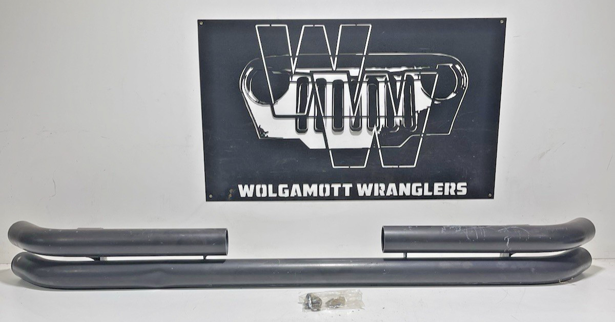 Jeep TJ Wrangler 97-06 Aftermarket Rear Tubular Bumper + Hardware CC NBG