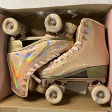 Impala Rollerskates Women Quad Skates Size 8 Marawa Rose Gold New With Box.