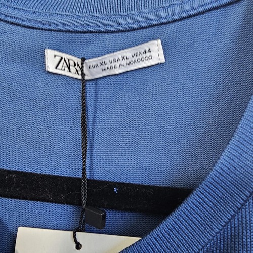 Zara Men's Short Sleeve Rib Shirt Size XL - Picture 5 of 10