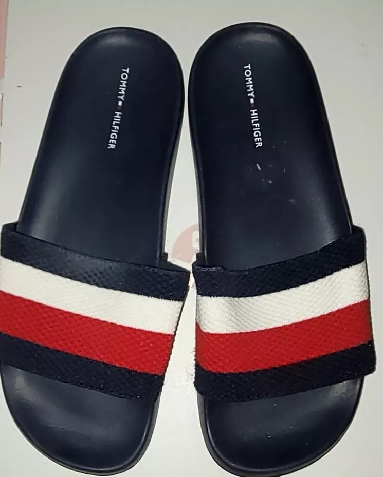 Tommy hilfiger red white and blue sandals deals