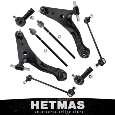 8Pcs Steering Front Suspension Kit Control Arm For 2001 - 2006 Hyundai Santa Fe