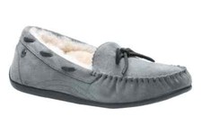 Abeo Womens Moccasin Halifax Indoor Outdoor Slip On Leather Neutral Support NIB