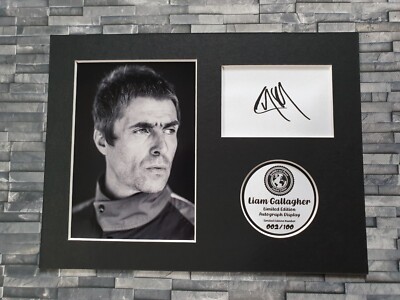 Liam Gallagher Signed Autograph Display - Mounted And Ready To Be