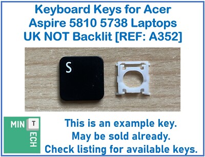 Tastatur Ersatz Tasten für Acer Aspire 5810 5738 etc Laptops UK NICHT Hintergrundbeleuchtung