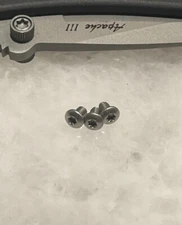 Stainless Steel T6 Torx Screws For CRKT Apache III Knife Pocket Clip 3pcs