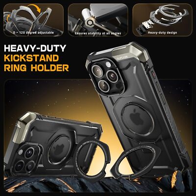 For iPhone 16 ProMax SUPCASE with Camera Control Capture Button Case Stand Cover