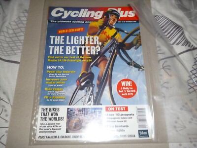 RADSPORT PLUS MAGAZIN DEZEMBER 1992 Nr. 11 Neuwertige