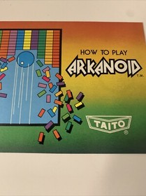 Arkanoid Nintendo NES Instruction Booklet Manual Only Authentic Original