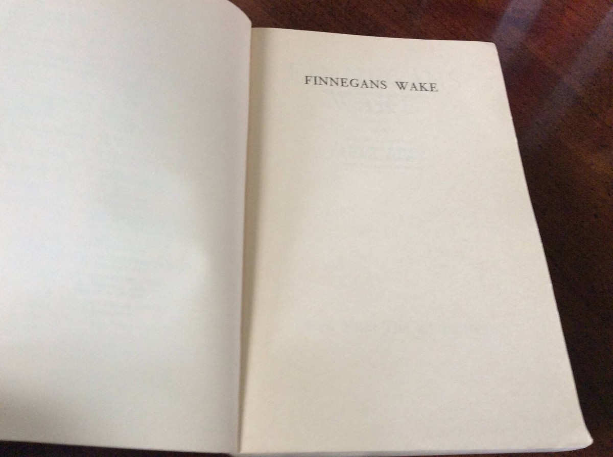 Finnegans Wake by James Joyce Compass Books Ed 2nd Printing 1961
