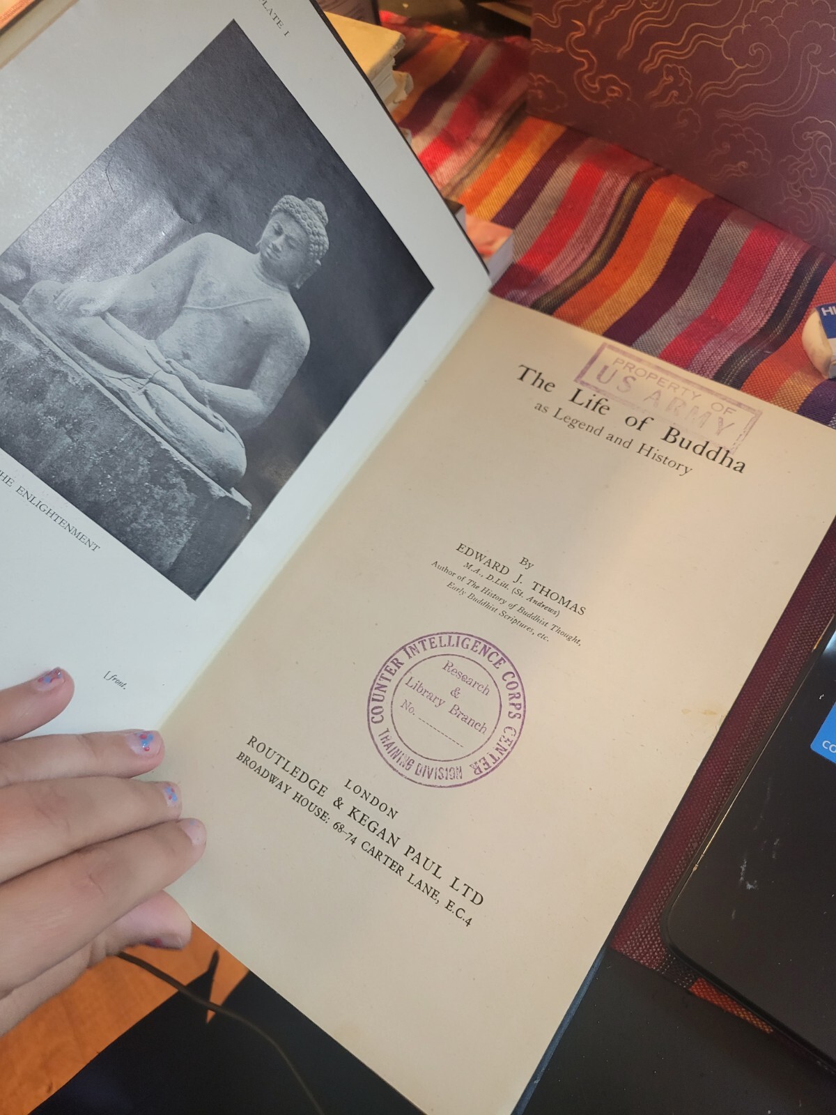 The Life of Buddha As Legend and History by Edward J. Thomas (2007 ...