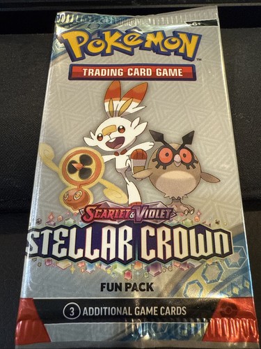 Pokemon Sampling Pack (3 Cards) — Stellar Crown Sample - Pokemon Fun ...