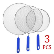 Splatter Screen for Frying Pan Fine Mesh Stainless Steel Grease Splatter Guard
