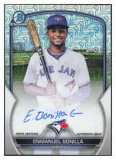 ENMANUEL BONILLA RC AUTO 2023 Bowman Chrome Prospect Autograph Mojo #CP ID:81711
