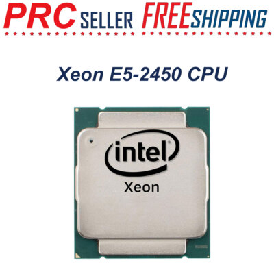 Intel Xeon E5-2450 8-Cores 16T 2.10 GHz 8.00GT/S 20M LGA 1356 CPU Processor 95W