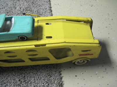 Tonka Auto Carrier ミニカー2台付き 昭和レア Vintage Tonka Car