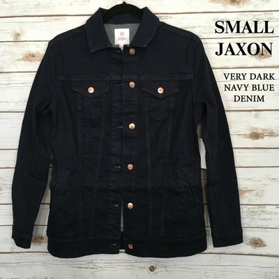 dark navy blue denim jacket
