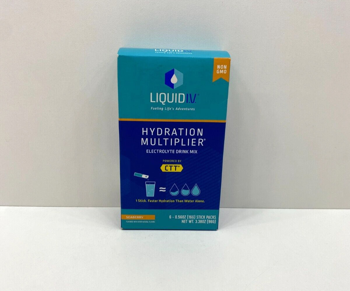 Liquid I.V. Hydration Multiplier Electrolyte Drink Mix Seaberry 11/14/2025
