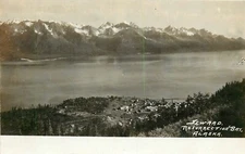 Postcard RPPC 1909 Alaska Seward Reservation beautiful Bay 24-5402