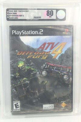 Sony Playstation 2 PS2 Black Label ATV Offroad Fury 4 Video Game VGA 80 NM