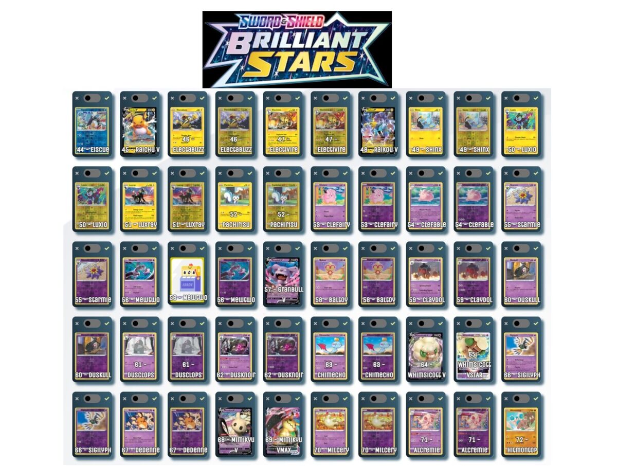 2022 Pokemon TCG Brilliant Stars #089/172 Spiritomb - Common NM/M FREE  SLEEVE