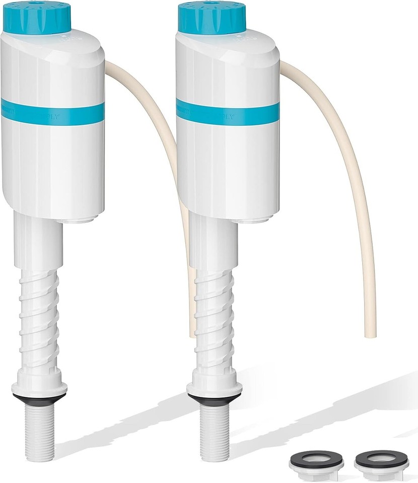 Silent Toilet Fill Valve Adjustable Water Line and WaterSaving, High