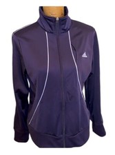 Vintage Navy Blue  White ADIDAS Tracksuit Jacket