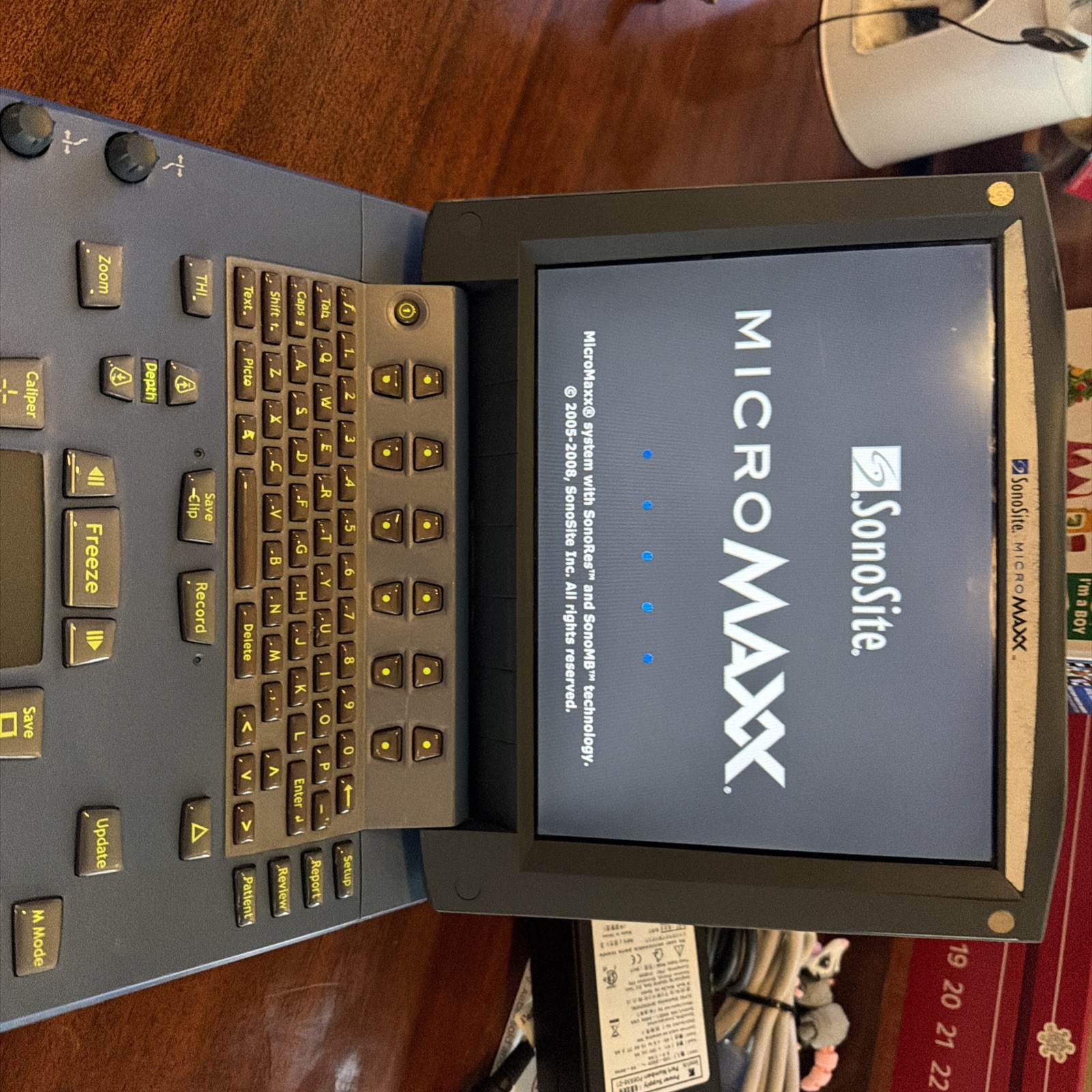 SONOSITE MICROMAXX P08840-02 ULTRASOUND SYSTEM