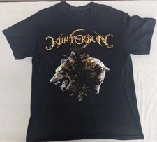 Wintersun Forest Seasons Wolves Shirt Classic Black Unisex S-5XL E1931