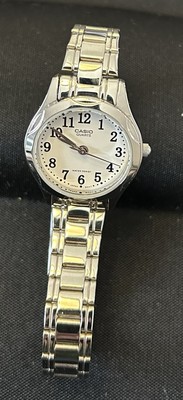 Casio Quartz LTP 1275, stainless steel back, water resistant, new battery