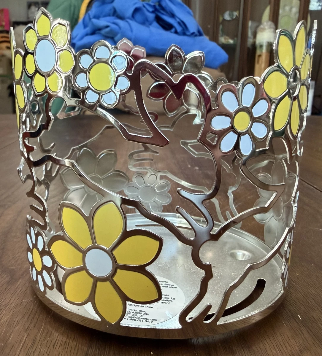 Bath & Body Works Silver Metal Candle Holders & Accessories