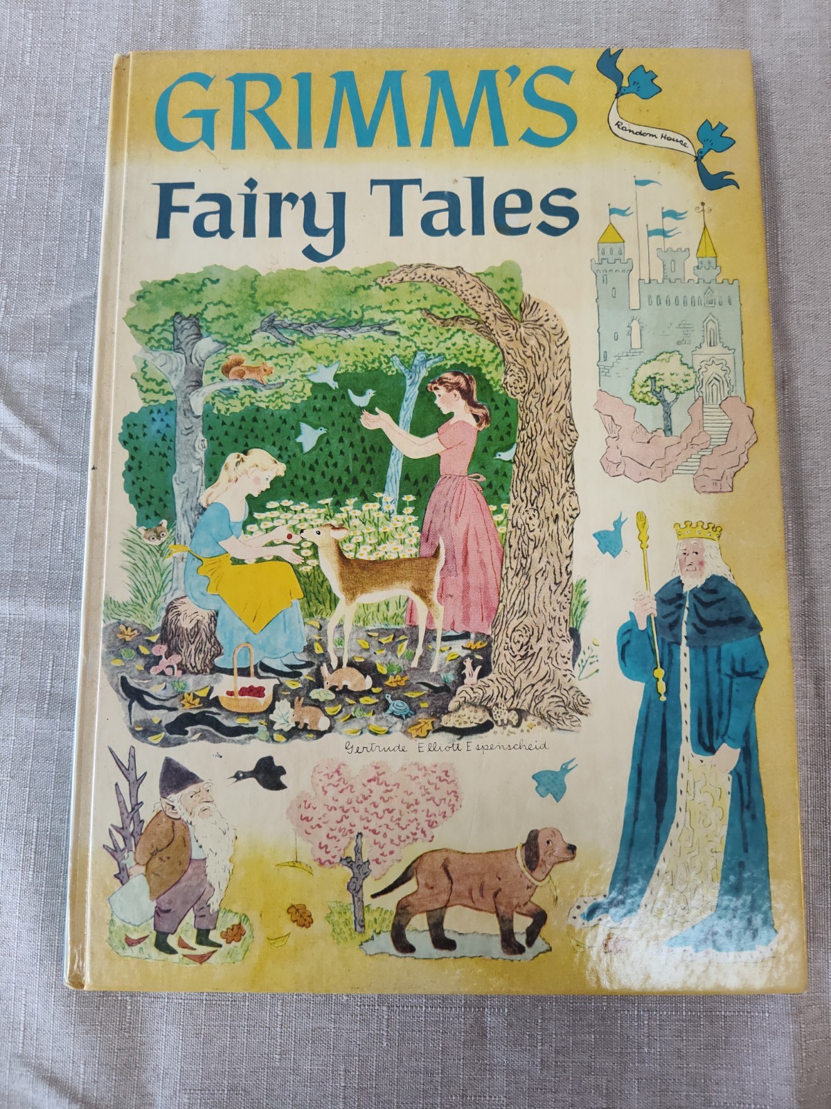 Grimm's Fairy Tales by Rose Dobbs & Gertrude E. Espenscheid 1955 Random House!!