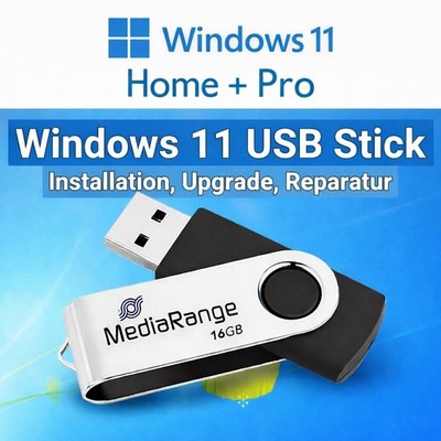 Windows 11 (HOME/PRO) BOOT STICK kein TPM + CPU Abfrage (KEINE LIZENZ)