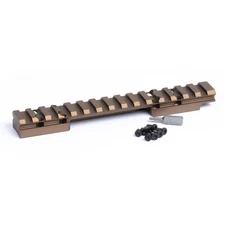 EGW Picatinny Rail 0 MOA For HD Browning X-Bolt Short Action Matte Bronze-81020B