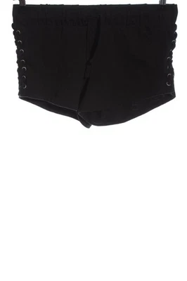 FB SISTER Short moulant Dames Pantalon court T EU 38 noir style décontracté - Photo 1/4