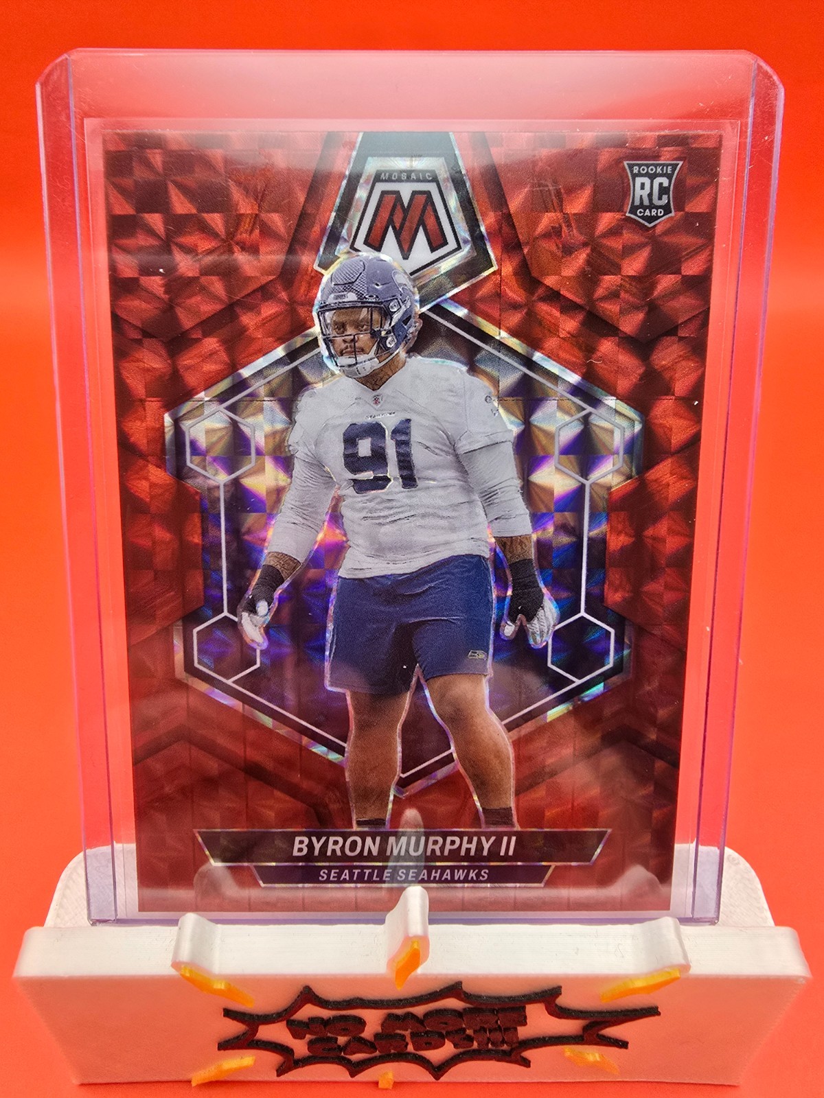 2024 Panini Mosaic - Rookies Byron Murphy II #316 Red Mosaic Prizm (RC)