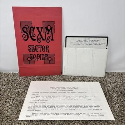 Atari 800 Computer SCXM SECTOR COPIER Floppy Disk Program Tested
