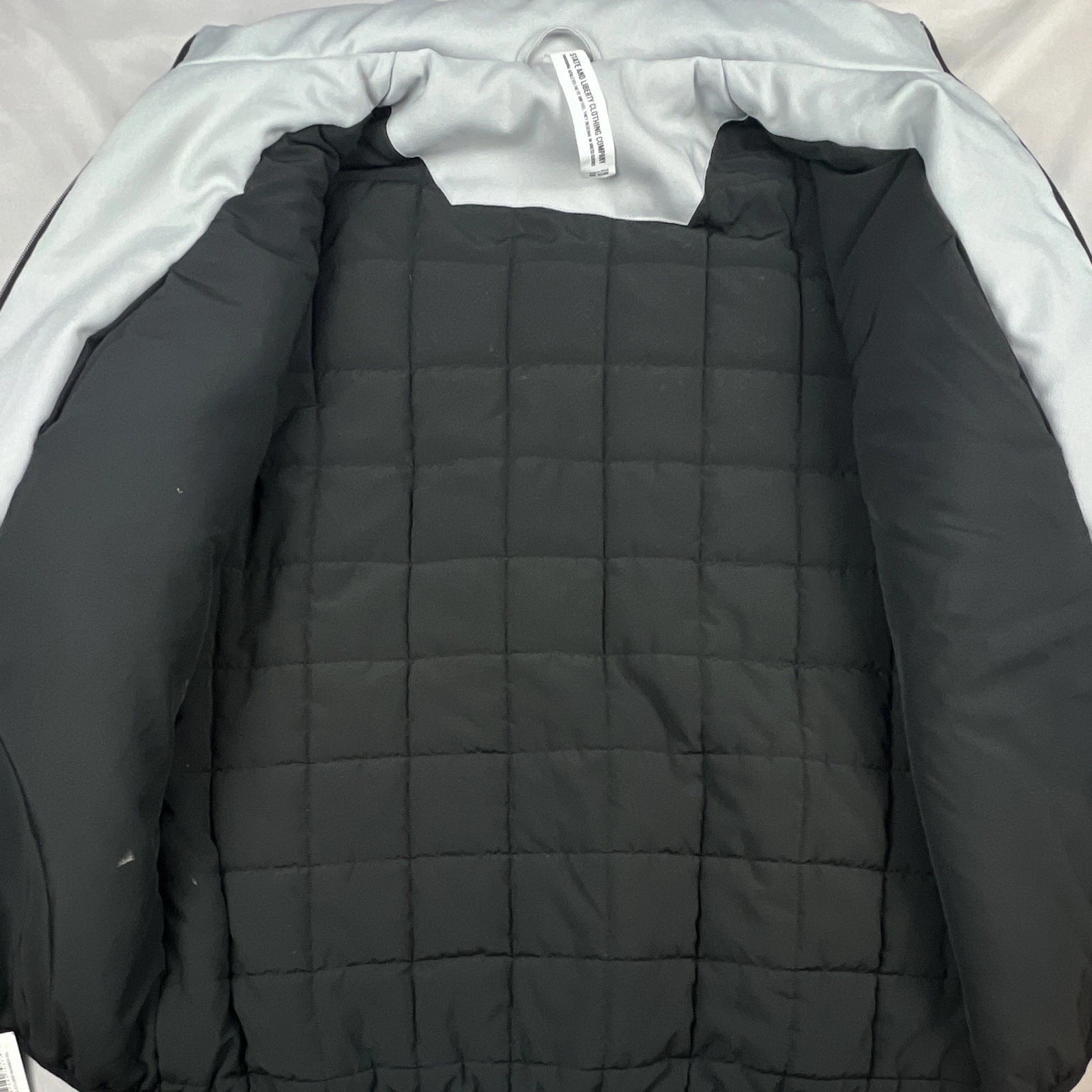 State & Liberty Men's Gray Full Zip Stand-Up Collar Jacket Athletic Fit 3XL NWT image 8