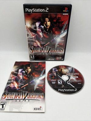 Samurai Warriors (Sony PlayStation 2, 2004) CIB Complete in Box w/ Manual