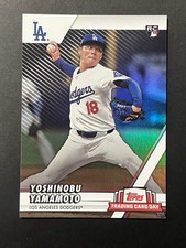 2024 Topps Trading Card Day #LAD-2 Yoshinobu Yamamoto Rookie RC Dodgers. rookie card picture