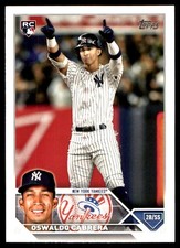 Oswaldo Cabrera 2023 Topps #487 Yankees MLB READ FREE SHIPPING AutographDen