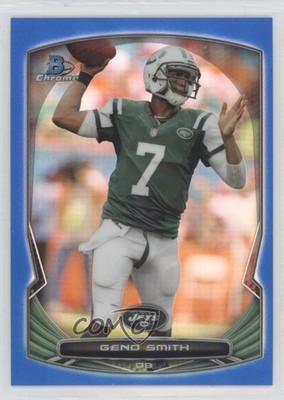2014 Bowman Chrome Blue Refractor 2/199 Geno Smith #26 1g5k